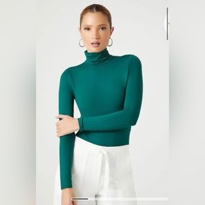 Fitted Mock Neck Bodysuit